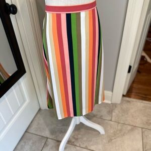 Gianni Bini Multi Colored Striped Skirt